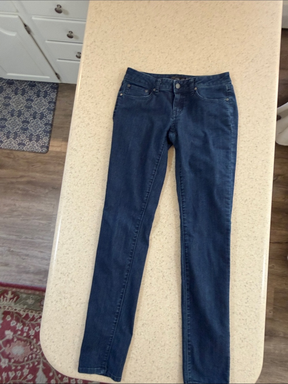 Classic Women's Prana Dark Blue Skinny Jeans